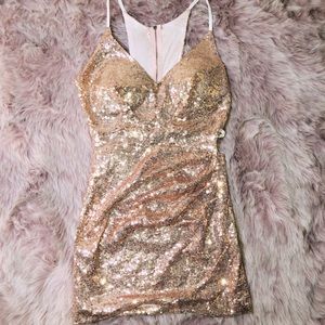 Rose Gold Sparkle Mine Dress